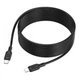 Кабель USB Borofone BX113 Silicone, Type-C to Type-C, 60W, 3m, Чорний - зображення 5