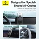 Магнітний автомобільний тримач/Холдер Baseus PrimeTrip C02 Air Magnetic (гнучкий+клейка основа) - зображення 4