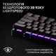 Клавиатура Logitech G Pro X 60 Lightspeed GX Tactile Wireless/Bluetooth UA Black (920-011911) - изображение 4