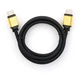 Кабель мультимедийный HDMI M to HDMI M 1.5m V2.0 Vinga (VCPDCHDMI2VMM1.5BK) - изображение 1