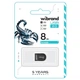 USB флеш накопитель Wibrand 8GB Scorpio Black USB 2.0 (WI2.0/SC8M3B) - зображення 2