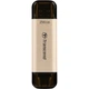USB флеш накопичувач Transcend 256GB JetFlash 930 Gold-Black USB 3.2/Type-C (TS256GJF930C) - зображення 1