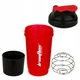 Шейкер IronFlex Shaker 500 мл з пружинкою + контейнер, Red - зображення 2