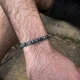 Браслет из соколиного глаза в плетении "Удача" (Размер: 22 см)(VP-332-22) - изображение 2