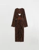 Сукня H&M Ж1116937 (1078054) колір коричневий (Ж1116937 - 209201) - изображение 2