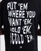Футболка Hold 'Em Scold 'Em Oversized XL Чорна - изображение 7