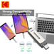 Флешка USB 2в1 Kodak 64GB Type-C USB 3.2 для телефона и компьютера Silver - изображение 11