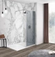 Душевая стенка Imprese Walk-In с профилем и держателем, 110x200 см, стекло тонированое хром s09111001GR - изображение 1