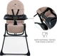 Стульчик для кормления KinderKraft Binci Beige (KHBINC00BEG0000) (305329) - изображение 2