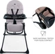 Стульчик для кормления KinderKraft Binci Grey (KHBINC00GRY0000) (305330) - изображение 3
