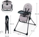 Стульчик для кормления KinderKraft Binci Grey (KHBINC00GRY0000) (305330) - изображение 5