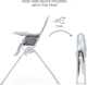 Стульчик для кормления KinderKraft Binci Light Grey (KHBINC00LGR0000) (305331) - изображение 5