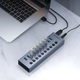 Hub USB Orico 10x USB-A 3.0 with switches (BT2U3-10AB) - obraz 3