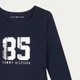 Детский лонгслив для девочки Tommy Hilfiger 75821544 122 см Синий (1159832593) - изображение 2