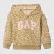 Детское теплое худи для девочки GAP 299372060 104 см Коричневое (1159836541) - изображение 1