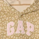 Детское теплое худи для девочки GAP 299372060 104 см Коричневое (1159836541) - изображение 3