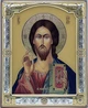 Ікона ArtGlass Спаситель срібна (16,7x20,6 см.) (SA7014/4O) - изображение 1