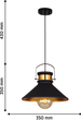 Люстра Wunderlicht Е27 1x60W WLC1472-31 - зображення 2