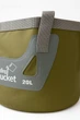 Складное ведро для туризма | из ПВХ портативное Folding Bucket 20 Л | для рыбалки, кемпинга, дачи | цвет олива | удобное складывание (700179) - изображение 9
