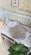 Кокон з крилами Chickabiddy, двосторонній зима-літо, сірий бавовняний велюр + ведмедики з повітряними кульками, 100% бавовна, позиціонер для малюка, гніздечко для новонароджених, 90х52 см - зображення 10