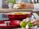 Сотейник чугунный с крышкой KitchenAid 26 см 2.77 л Красный (CC009009-001) - изображение 8