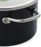 Кастрюля с крышкой KitchenAid Steel Core 24 см 6 л Матовый черный (CC006001-001) - изображение 2