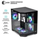 Корпус Qube CRYSTAL ARGB Black (CRYSTAL_GBNU3) - зображення 4