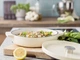 Сотейник чугунный с крышкой KitchenAid 26 см 2.77 л Миндальный крем (CC009010-001) - изображение 5