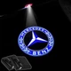 Проектор-подсветка дверей авто с логотипом Mercedes-Benz №6 Цена за 1шт (с магнитом, на скотче) - изображение 1