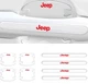 Защитная плёнка под дверные ручки Jeep 8шт (на скотче) - изображение 1