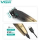Профессиональная беспроводная машинка для стрижки волос VGR V-003 триммер для волос, бороды и усов Yellow - изображение 6