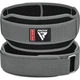 Пояс для важкої атлетики RDX RX5 Double Belt неопреновий Grey S - зображення 1
