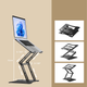 Podstawka pod laptopa Wozinsky WRS-CPY75DSB Black (5907769364624) + Podstawka do smartfona gratis! - obraz 5