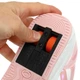 Роликовые кроссовки для девочек на четырех колесах SP-Sport 3414 размер 38 White-Pink - изображение 6