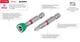 Комплект отверточных насадок PH2 с ограничителем 1/4"*50мм, S2, уп. 2 ед., STORM INTERTOOL VT-0231 - изображение 4