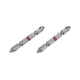 Комплект двухсторонних бит для шуруповерта PH2/PH1 1/4"*60мм, S2, уп. 2 ед., STORM INTERTOOL VT-0230 - изображение 1