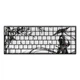 Клавіатура WLMOUSE YING75 Forged Carbon Fiber White Side-Engraved PBT Double-Shot Nightfall Gateron Custom - зображення 1