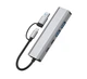 Мережева карта Deepfox-2503 Gigabit Type C/Type A 6 in 2 алюмінієва USB 3.2 hub RJ45 мережевий адаптер 1000 Мбіт/с - зображення 15