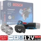 Аккумуляторная угловая шлифмашина Bosch GWS 12V-76 Professional (12 В, 76 мм) болгарка шлифмашинка УШМ без АКБ (26208) - изображение 2