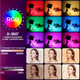 Лампа акумуляторна світлодіодна RGB накамерна AY-96JCCP RGB - изображение 2