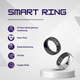Smart Ring SV2 –Моніторинг Цукру, Тиску, Кисню та Контроль Сну та Активності, Розмір 11(20.7 мм),чорний - зображення 4