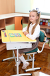 Дитяча ортопедична подушка для сидіння School Comfort M1-S (для дітей віком від 5 до 10 років), Correct Shape, чорний (S) - зображення 2