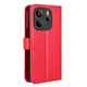Чехол Idewei для Xiaomi Redmi Note 14 4G EU Version книжка кожа PU с визитницей красный - изображение 3