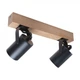 Светильник настенно-потолочный бра ETRON WoodLine Spot GU10 2x35Вт натуральный/черный 1-EDR-8602 - изображение 4