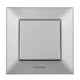Выключатель одноклавишный Panasonic Arkedia Slim Серебро (WNTC0001-2SL) - изображение 1