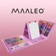 Набор для рисования Maaleo 208 предметов в чемодане розовый художественный комплект для творчества детей и подростков с маркерами красками и карандашами - изображение 7