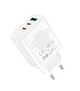 Сетевое зарядное устройство Hoco C126А (USB/USB-C/USB-C/PD40W)- белый - изображение 3