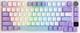 Клавіатура бездротова Ajazz AK820 Pro Gift Switch Purple (AK820PRO-G-PWB) - зображення 2
