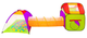 Namiot do zabawy LEAN Toys Plac zabaw 3 w 1 20122 (5905991023142) - obraz 3