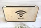 Полка для роутера Arty Craft на стену "Wi-Fi" 40х20х8 см Светлое дерево - изображение 1